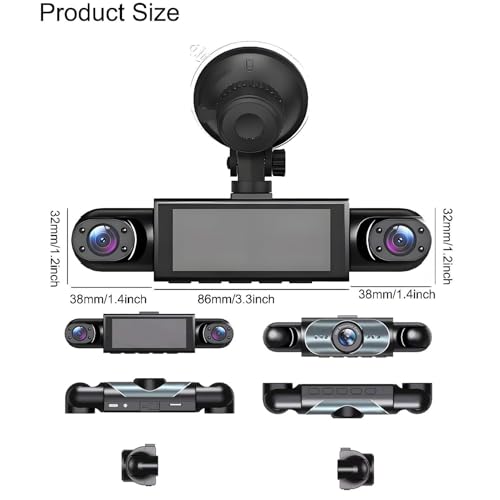 Caméra de bord avec capture de marche arrière et détection de choc G-Sensor - 6