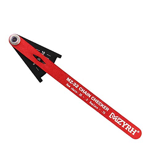 DishyKooker Bicicleta Bicicleta Bicicleta Comprobador de Cadena Multifuncional Indicador de Desgaste Instrumento...