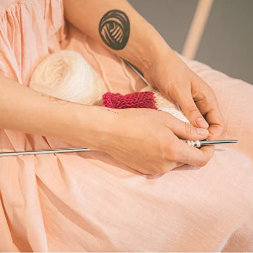 Housoutil 22 Unidades Agulha De Suéter Suprimentos De Tricô Agulhas De Fio Acessórios De Tricô Kit D