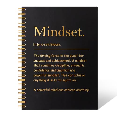 Mindset Spiral Notebook Positive Affirmation Gift