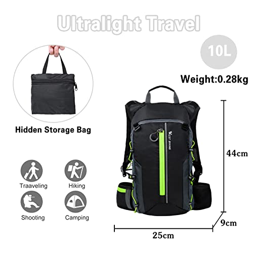 Zeroall Zaino da Ciclismo 10L da Uomo e Donna