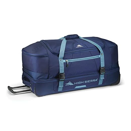 Durable High Sierra Rolling Duffel Bag