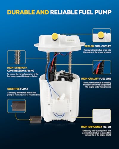 Image of PHILTOP FG0887 Fuel Pump Assembly for Dodge Grand Caravan 2008-2010, Chrysler Town & Country 2008-2010, Routan 2009-2010, Replaces E7235M