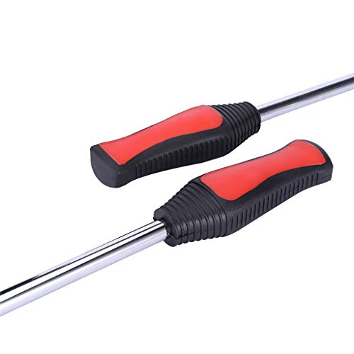 P1Tools 14.5" Tire Spoons Iron Lever Tire Changer And 4 Pieces Rim Protector Professional Tire Changing Tool For Motorcycle, Dirt Bike, Lawn Mower #TOP4