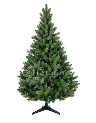 Original Hallerts® Spritzguss Weihnachtsbaum Hylton 150 cm Douglasfichte - zu 100% in Spritzguss PlasTip® Qualität - schwer entflammbar nach B1 Norm, Material TÜV und SGS geprüft Cover