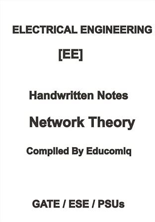 Buy Network Theory Electrical Engineering Handwritten Notes by Topper ...