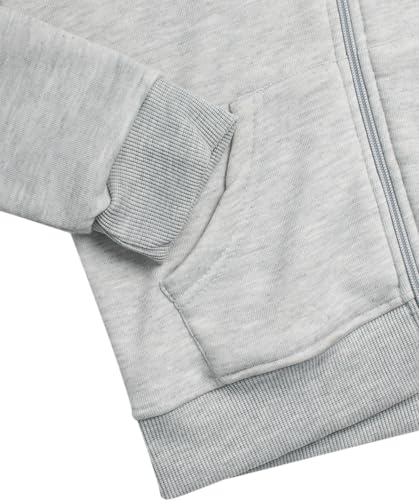 Real Love Girls Sweatpants Set - 2 Piece Soft Fleece Zip Up Hoodie and Flare Cargo Girls Pants Kids Activewear Set (7-16)3