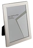 Con caja para regalo Unity Viceni - Marco para Fotos con Borde Plano, bañado en Plata (15 x 20 cm)