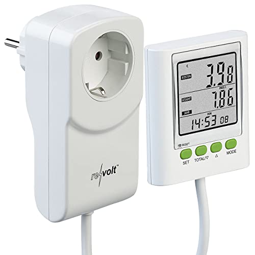 revolt Stromzähler Digital: Digitaler Energiekosten-Messer & Strom-Zähler, Versandrückläufer (2-Tarif-Energiekostenmesser, Energiekostenmesser mit Dual Rate) revolt Stromzähler Digital: Digitaler Energiekosten-Messer & Strom-Zähler, Versandrückläufer (2-Tarif-Energiekostenmesser, Energiekostenmesser mit Dual Rate)