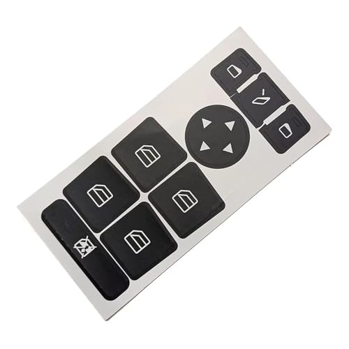 Autocollant lève-vitre Mercedes W212 bouton usé solution