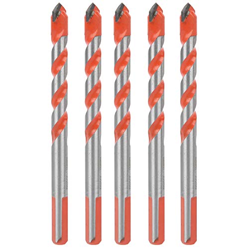 Respicefinem 5Pcs Multifunctional Drill Bit Hole Opening Carbide Triangular Handle Hardware Tools High Speed Chip Removal Suitable for Various Electric Drills Incisive Cutting Can