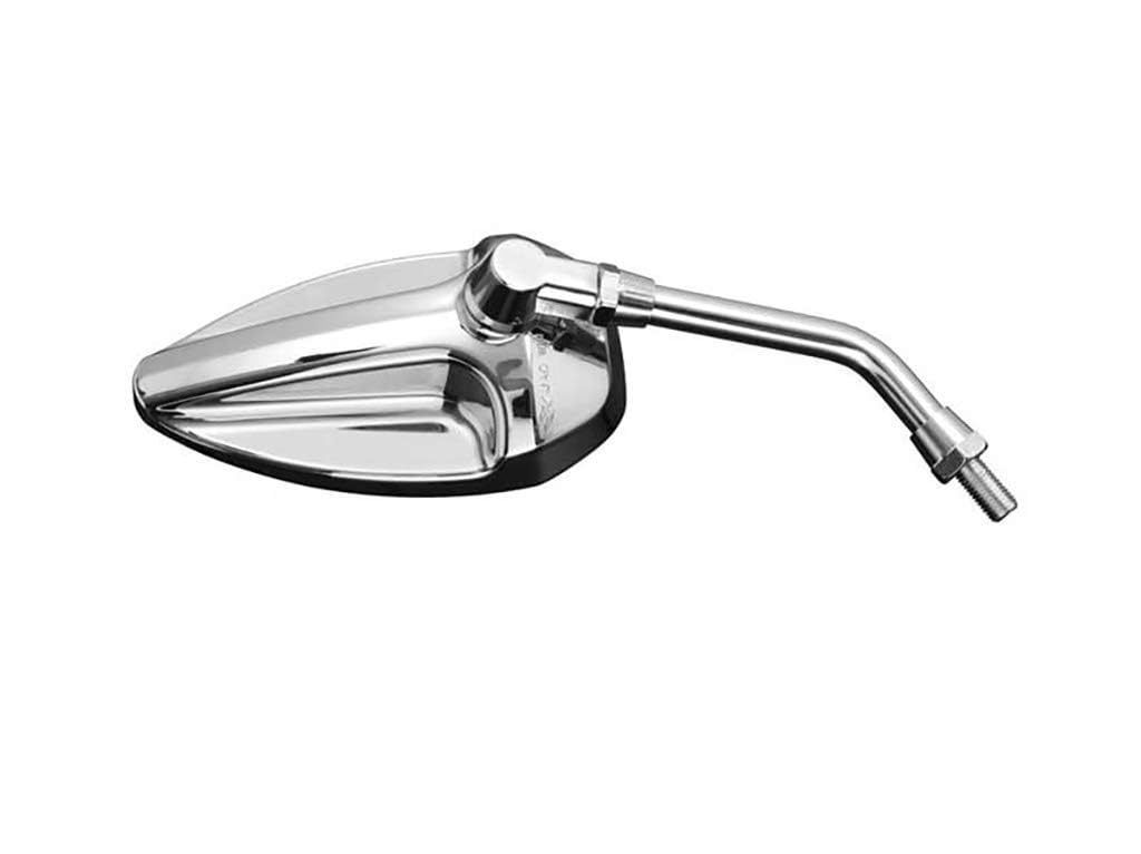 Specchietti Moto Custom Cromati Highway Hawk Razor – Universali, Coppia - 3