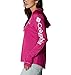 Columbia Tidal tee Hoodie Sudadera con Capucha, Wild Fuchsia/White Logo, 2X para...