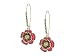 Betsey Johnson "Garden of Excess" Rose Long Drop Earring