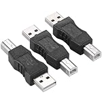 Greluma – Greluma 3 STK USB 2.0 A Stecker auf USB B Druckerstecker Kon