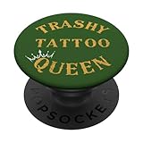 Photo Gallery trashy tattoo queen gold text tattooed donna grafica popsockets popgrip intercambiabile Photo Gallery trashy tattoo queen gold text tattooed donna grafica popsockets popgrip intercambiabile