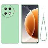 Compatibile con Tecno Camon 30S/30S Pro, Tecno Camon 30S/30S Pro custodia in gel di silicone liquido con fodera in morbida microfibra, Cover per Tecno Camon 30S/30S Pro (Verde)