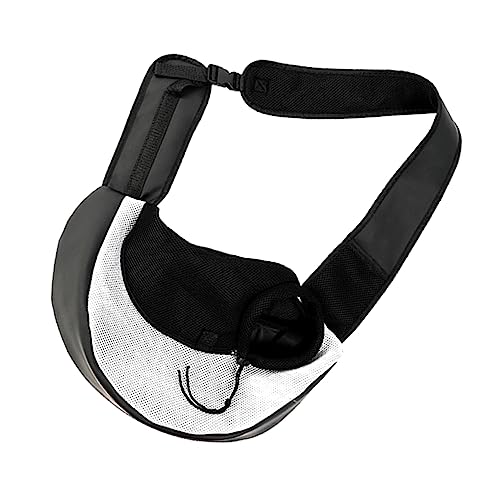 BESPORTBLE Pet Outing Crossbody Bag 70% Polyester 30% PVC Large Capacity Strong Bearing Easy to Clean Pet Travel Bag for Dogs Cats and Small Pets