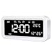 Produktbild Clock Netter Wecker Hübscher geführte Spiegel Netter Wecker Exquisite Digital-Snooze Schreibtisch und Tisch Uhr Wake Up Licht Elektronische Große Zeit-Temperatur-Anzeige Home Decoration