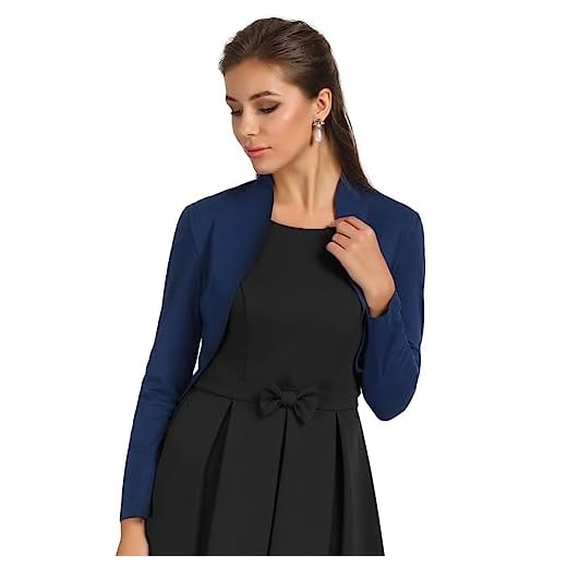 Bolero Elegante Mujer Fiesta Torera Talla Grande Mangas Largas Joven Chaqueta Corta Boda Formal XL