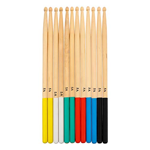 Baguettes de batterie bois naturel EXCEART fini les manques de rechange