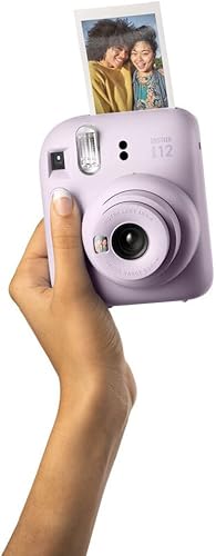 Miniatura 8 de Fujifilm instax Mini 12 - Cámara instantánea con paquete de 40 películas de disparo, color morado lila