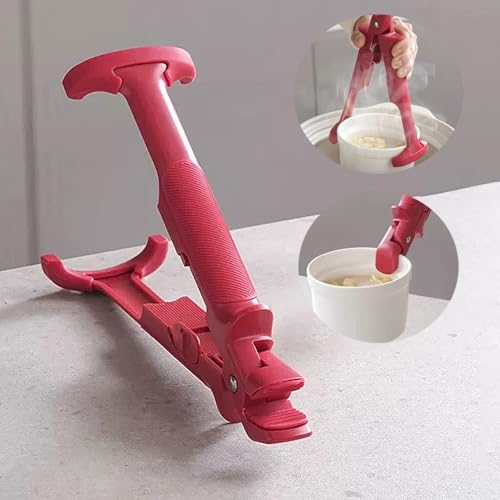 Mutifunctional Anti-Scald Dish Clip, Heat-Resistant Silicone Hot Bowl Gripper for Kitchen, Hot Dish Plate Gripper Clips & Steamer Tongs with Non-Slip Grip Cooking Tongs for Microwave, Oven & Stove - image 1