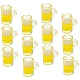 Adorabile tazza in miniatura: di tazza da birra in miniatura, sembra molto speciale e adorabile, un buon ornamento per mini case, piccoli ornamenti per case