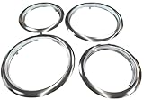 Trim Ring Set for Frigidaire, (2) 5303291616, FT6 & (2) 5303291617, FT8