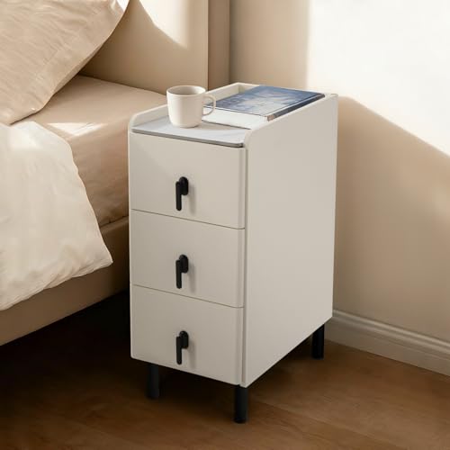 Homcosan Night Stand Small Size 9.84", Modern Minimalist Bedside Table