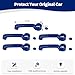 JOSHELA for Jeep JK Door Handle Cover Trim Blue for Jeep Wrangler JK 4DR 2007-2017 Blue Exterior Accessories 5pcs