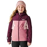 Capucha con elástico Regatta Jacket Chaqueta Impermeable Beamz, Higo/Rosa Polvoriento/Rosa Loto, 9-10 años Unisex niños