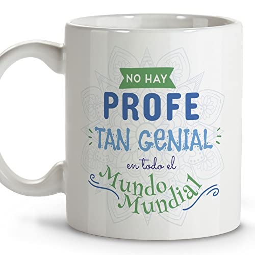 Regalos Profesoras Infantiles. Taza Profesor. Regalos Originales Para Profesores. Taza De Cerámica. Varios Diseños. Profe Genial