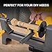 Hoteche Benchtop Wood Lathe 3-Amp 10-Inch x 13-Inch Variable Speed Mini Power Woodturning Tool