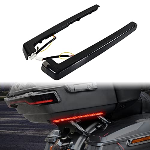 VEISUTOR Smoke Lens Tour Pack Accent Side Marker LED Light Kit w/Turn Signal Light for Harley Davidson Touring Road Glide Street Glide Electra Glide Ultra Limited Tri Glide CVO 2006-2024 Accessories