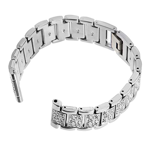 Correa de reloj de metal para eventos formales y pulsera de hombre