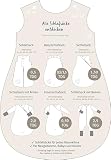 Sterntaler Schlafsack für Kleinkinder, Ganzjährig, Funktionsschlafsack Schaf Stanley, Reißverschluss, Größe: 100, Grau