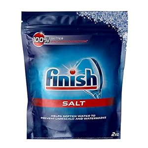 Finish Dishwasher Salt – 2Kg | Softens hard water | Recommended by Most Dishwasher Brands