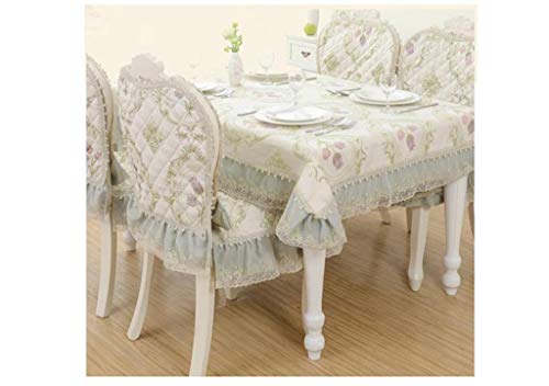 Nappe de table ronde jacquard MU linge de table de salle à manger style européen