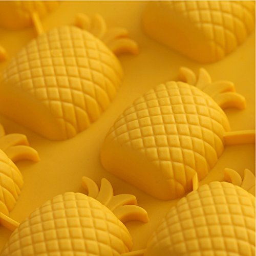 Molde de piña para hielo y chocolate 2 piezas miniatura 3