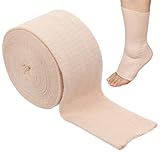 Tubular Support Bandage 2.5’’ x 5.5 yd Size B Elastic Stockinette Tubing Reusable Compression Support Bandages Roll Tube Sleeve for Arm Ankle