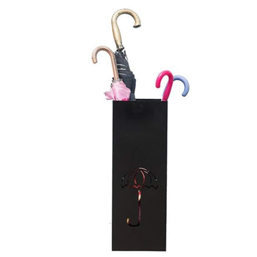 Porte-parapluies crochet égouttoir et support bâton de marche de rangement