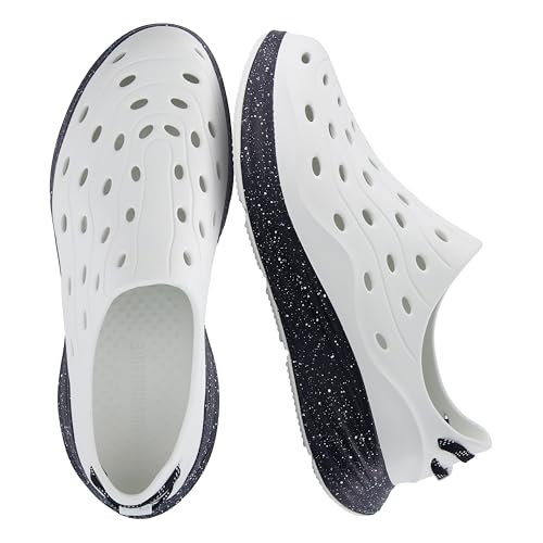 CUSHIONAIRE Fuel EVA Recovery Shoes for Men, Lightweight Slip On Waterproof Sneaker Clogs with...