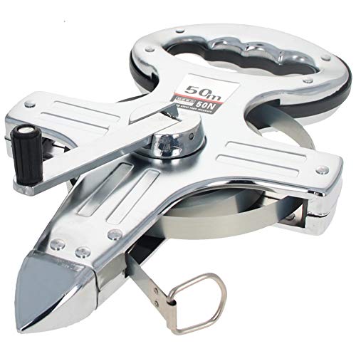 Cinta métrica portátil acero 50 m Utoolmart miniatura 1