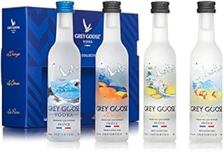Grey Goose La Collection, Flavoured Vodka Gift Set, 4 x 5 cl
