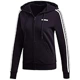 Adidas Sudadera con Capucha para Mujer Essentials 3 Rayas de Forro Polar con Cremallera