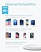 Anker 313 Wireless Charger (Pad), Qi-Certified, 10W Max Fast Charging for Samsung, Compatible with iPhone 16 Plus/15 Plus/14 Plus/12, AirPods (No AC Adapter, Not MagSafe Magnetic Charging Compatible)
