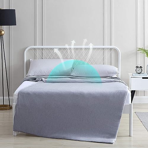 Image of EXQ Home Weighted Blanket Cover 41x60-Twin Size Premium Soft for Kids Weighted Blanket with Zipper,Machine Washable Duvet Cover for Hot Sleeper in Summer(Grey,Duvet Cover Only)