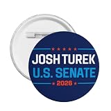 Josh Turek For Iowa 2026 button pins Us Senator Vote Blue 1 Pcs Pinback Buttons Round Badge