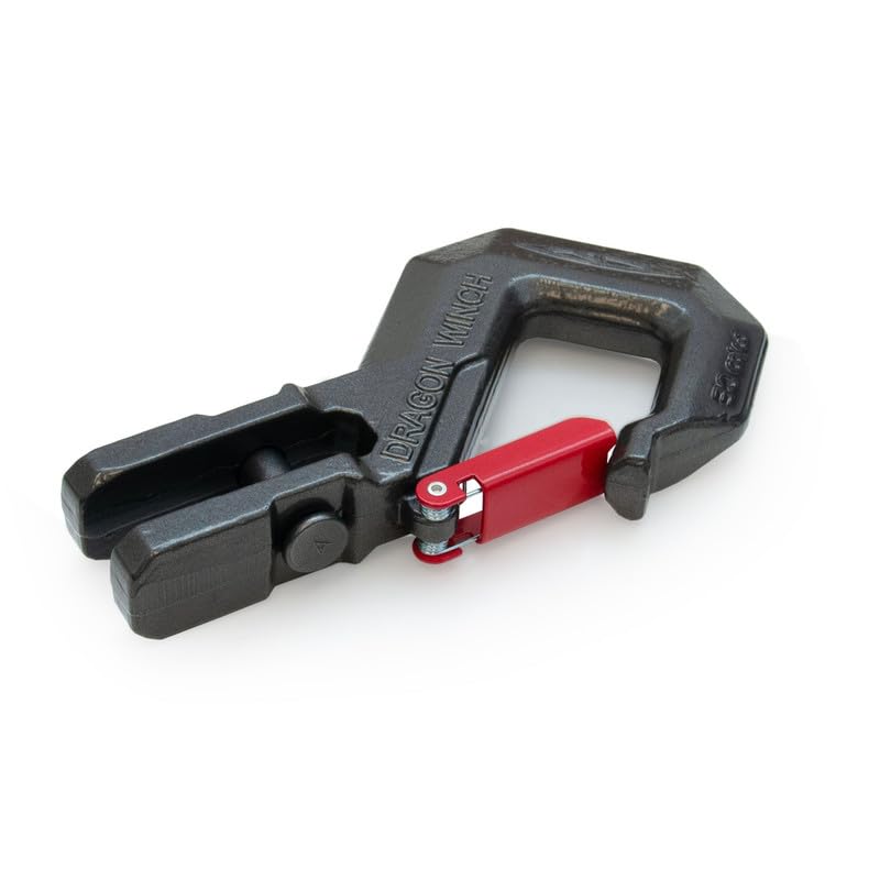 Dragon Winch Gancio per Verricello Offroad 8000-14000 lbs - Gancio Robusto per Fune, Uso Intensivo, Montaggio Sicuro e Affidabile, Universale per Fuoristrada, Accessorio per 4x4, SUV